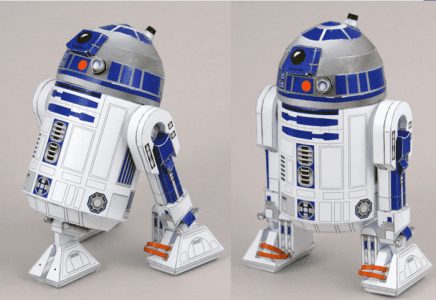 R2 star wars paper model r2 paper craft