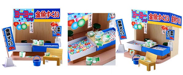 Japanese Goldfish Stall Diorama doll main kingyo