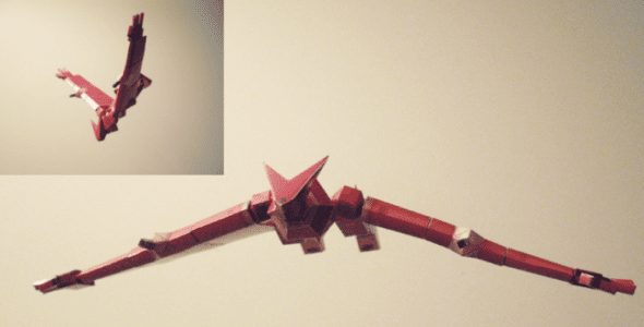 Fokkerwolf from Megaman Papercraft fokkerwolf