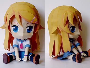 Chibi Kousaka Kirino bubupaper Kousaka Kirino