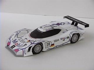 Porche 911 Papercraft 911p2