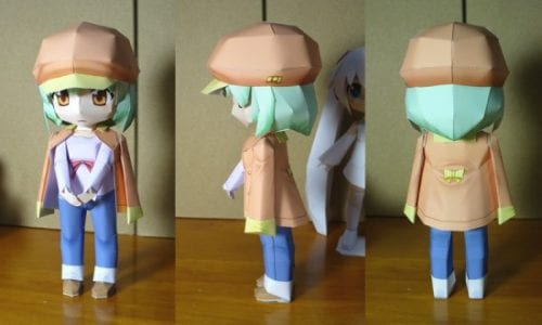 Bakemonogatari Nadeko Sengoku Papercraft nade117 e1338288166193