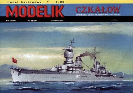 Soviet Light Cruiser Chkalov Paper Model Soviet Light Cruiser Chkalov Paper Model
