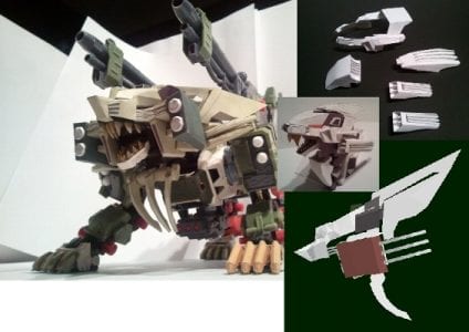 Liger Zero Panzer Papercraft L18464