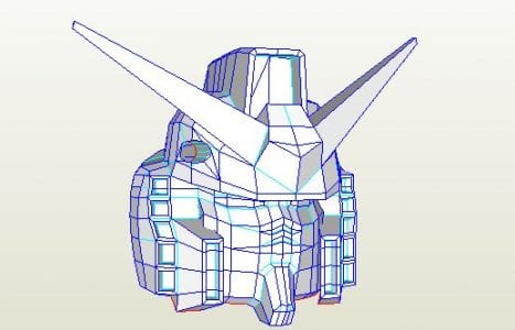 gundam helmet