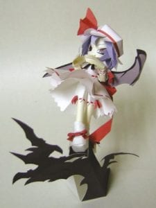 Touhou Project Remilia Scarlet Papercraft remi01 e1346164274694
