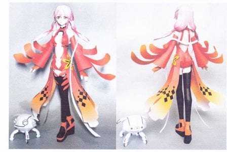 Inori Yuzuriha Guilty Crown Papercraft IMG 0012