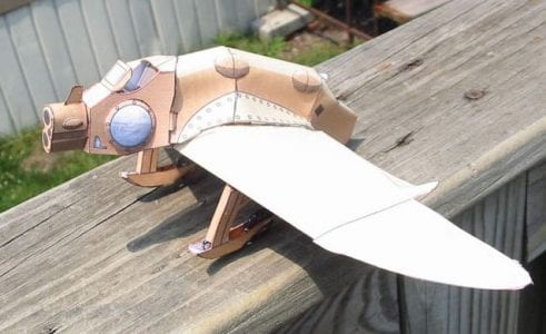 Cel Shaded Nausicaa Gunship valley of the wind