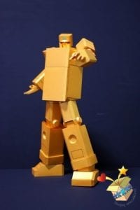 Golden Warrior Gold Lightan Paper Model Goldenglue Gold Lightan