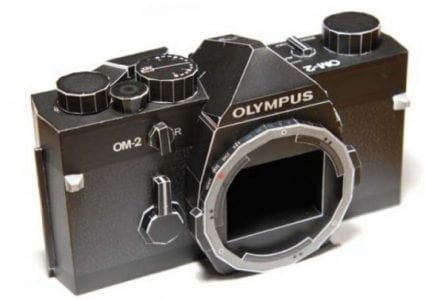 Olympus OM-2 Papercraft om 2 papercraft e1357799696992