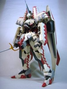ADL-0201 Amdusias Mecha Papercraft Goldenglue ADL 0201 Amdusias