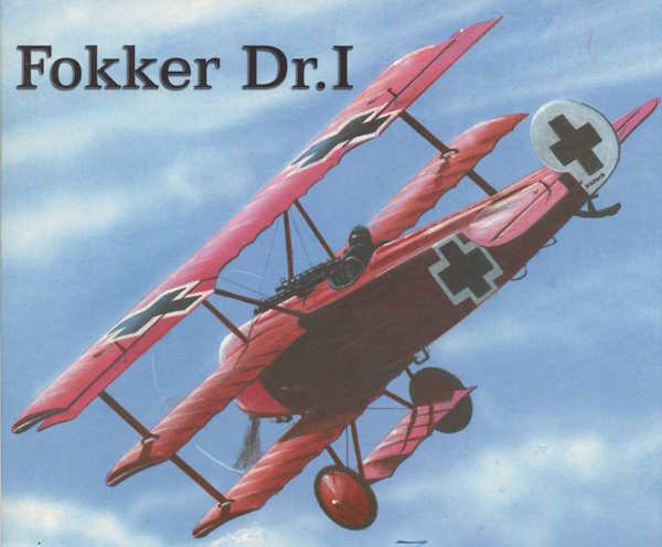 Fokker Dr.I Fighter Plane Paper Model fokker