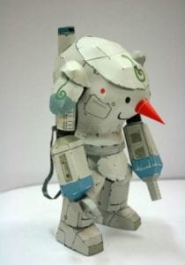 Super Armored Fighting Suit Snowman Papercraft sfafs
