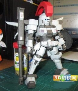SD OZ-00MS Tallgeese Gundam Papercraft SD Tallgeese