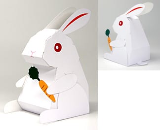 Usagi Papercraft eto usagi