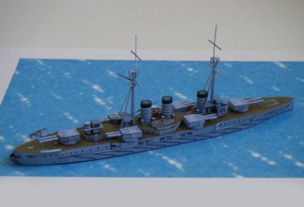 Japanese battleship Kawachi Papercraft L21017