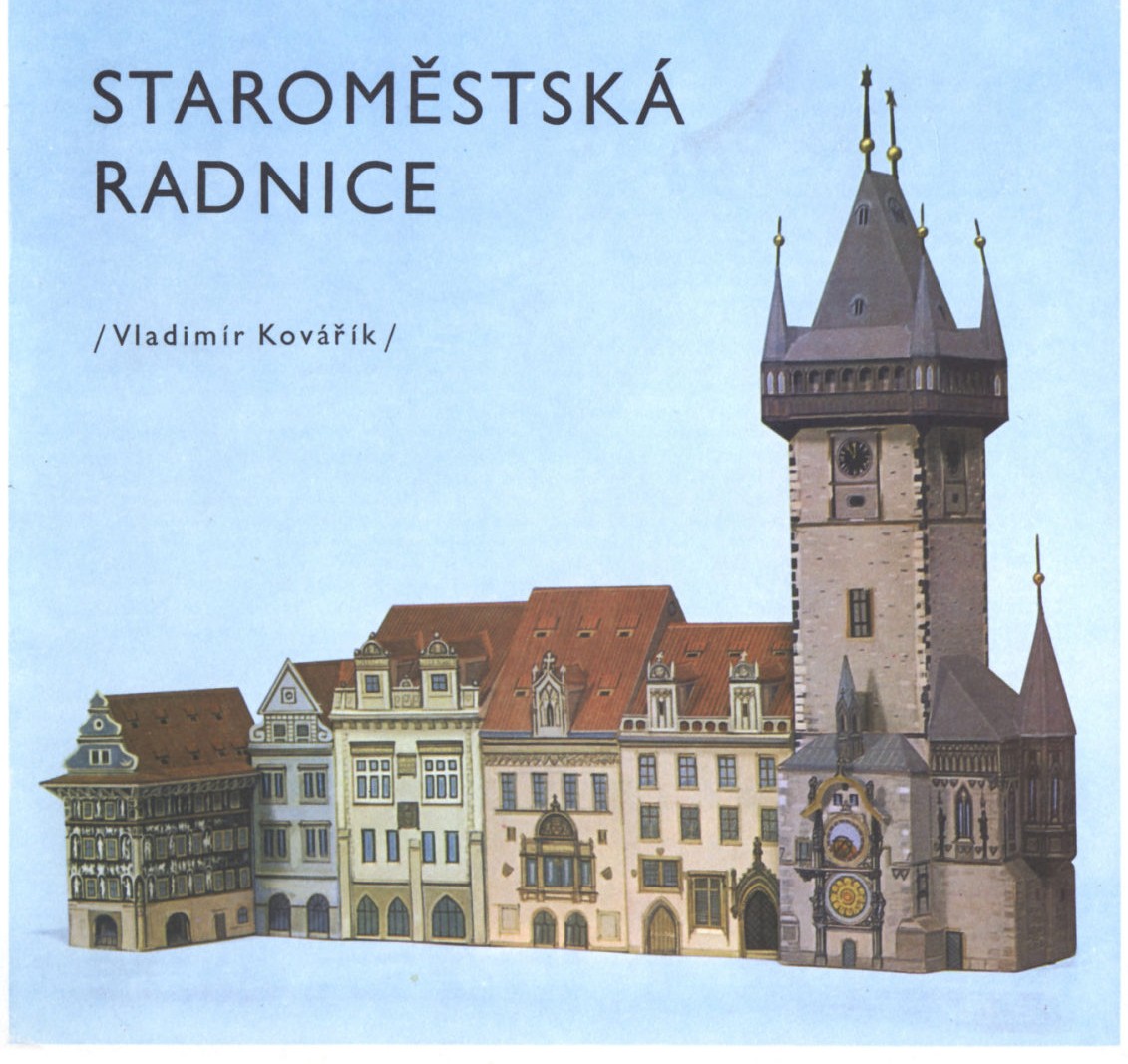 Staromestska radnice Papercraft cover 1