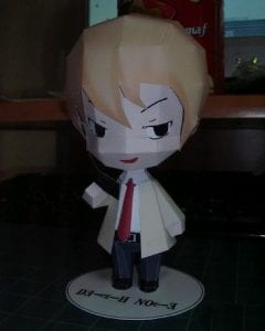 Chibi Kira Death Note Papercraft yamagi raito