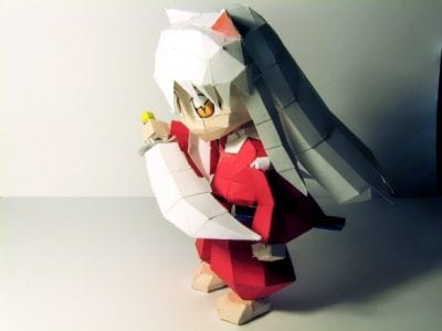 Chibi Inuyasha Papercraft Inuyasha anime Papercraft