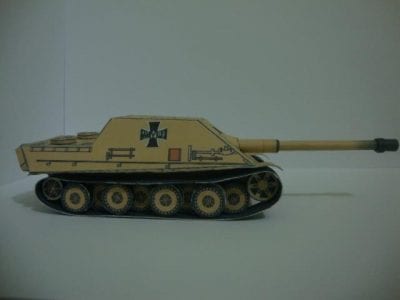 Girls und Panzer Jagdpanther Papercraft jagpanther