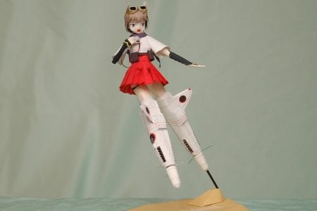 Strike Witches Katou Keiko Papercraft Strike Witches Katou Keiko Papercraft