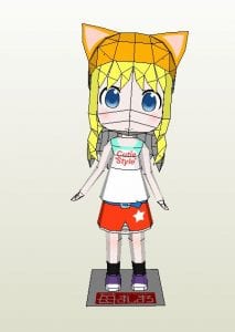 Ichigo Mashimaro Ana Coppola Papercraft ana copola papercraft