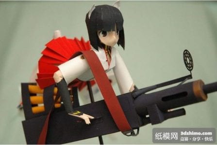 Strike Witches Inagaki Mami Papercraft inagaki mami strike witches