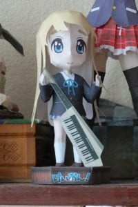 chibi K-ON Kotobuki Tsumugi Papercraft Mugi K on