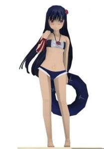 Oreimo Kuroneko Adult version Papercraft kuroneko