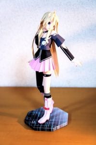 Vocaloid IA Papercraft Anime Papercraft Vocaloid IA
