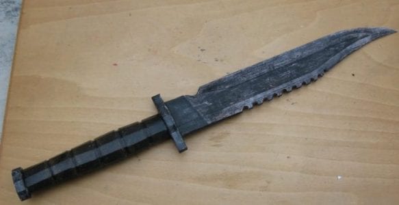 Fallout 3 Military Issue Combat Knife Papercraft fallout knife