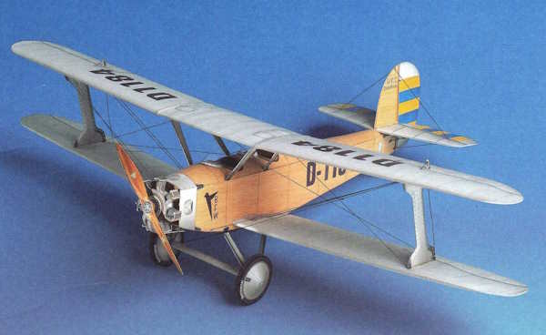 Udet U12 Flamingo Plane Papercraft flamingo plane papercraft