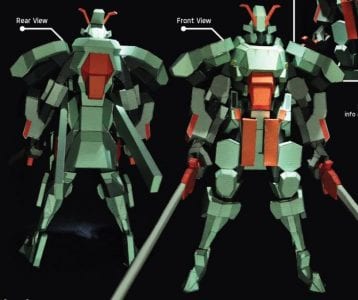 samurai bot papercraft