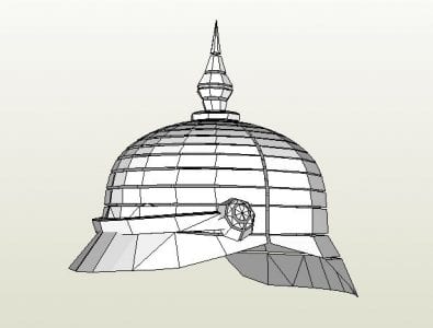 pickelhaube papercraft