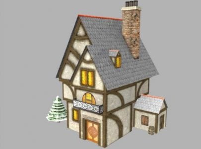 tudor cottage papercraft