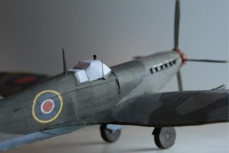 Supermarine Spitfire Fighter Plane Papercraft Supermarine Spitfire Fighter Plane Papercraft