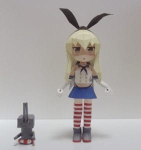 Kancolle Shimakaze Papercraft