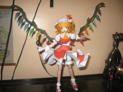 flandre scarlet papercraft