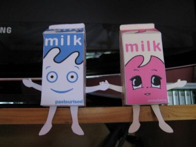 Coffe n Tv Milk Papercraft 1171230996 4b283de1b4