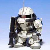 Gundam SD MS-06R-1 Zaku Paper Model 7mRfz1
