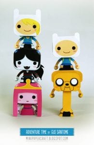 Adventure Time by Mini Papercraft Adventure Time 5 by Gus Santome
