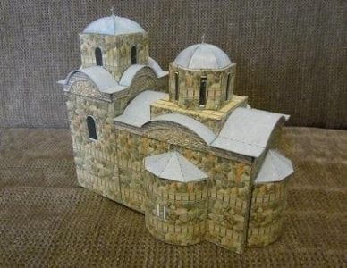 Pognasky Monastery Paper Model Bnb9r