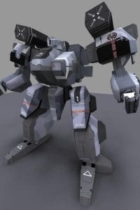 Front Mission paper model