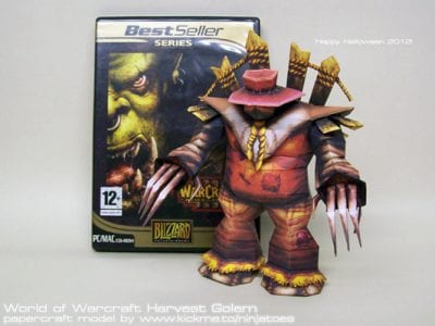 WOW Harvest Golem Papercraft L1865