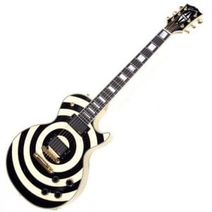 GIBSON Les Paul Zakk Wylde Bullseye Papercraft N2ydm