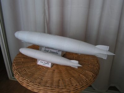 Airship LZ-127 Graf Zeppelin Papercraft Ubhjf