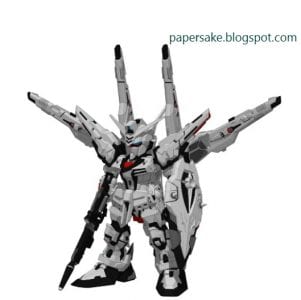Sd Shiranui Akatsuki Gundam Paper Model XH8s51