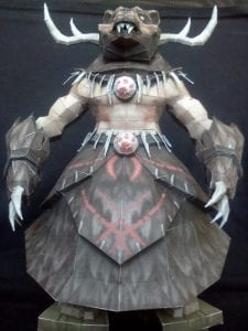 Primal Udyr - League of Legends Papercraft bAFok