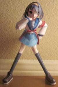 haruhi papercraft by kimixmeow d464eu6
