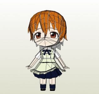 inami mahiru working papercraft